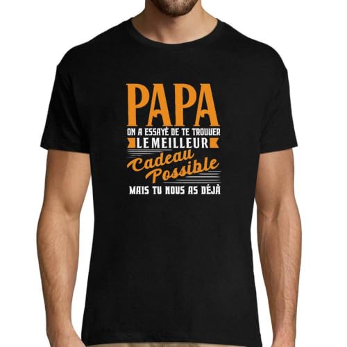 T-Shirt Homme Papa pour le Weekend - Idée Rigole à Porter en Famille à la Maison