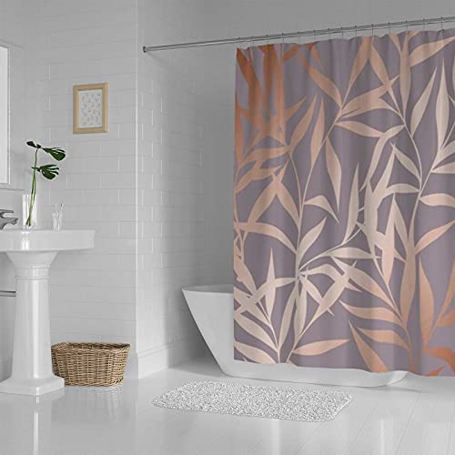 Rideau de douche chic rose en polyester de qualité supérieure CHEHONG