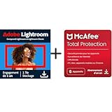 Adobe Photoshop Lightroom Including 1TB Cloud Memory & McAfee Total Protection 2026 |6 appareils | 12 Mois | Code d'activation   envoi par email