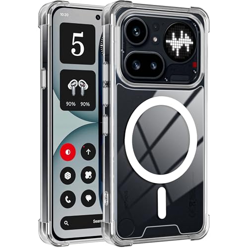 Image of A rtistque Clear Back Cover Case for Nothing Phone 4a Pro 5G | Compatible with Mag-Safe | Premium Cover | Shockproof TPU Bumper | Slim Protective Design | Nothing Phone 4a Pro Back Cover - Transparent