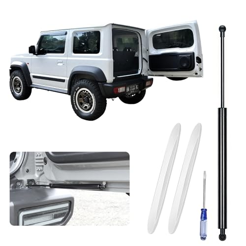 MLOQI バックドアダンパー ジムニーJB64/JB74W専用 スズキジムニー バックドアバランサー セサリー 油圧ダンパー ドアパンチ対策 途中止まり 自由的にドア固定