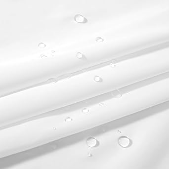 400T White Matte Nylon Taffeta Fabric 60" Wide High Density Waterproof Soft Warm Nylon Fabric for Clothing Sewing Down Jacket Outdoor Interchange Jacket Children Cotton Coat,3 Yards