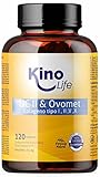 FÓRMULA PREMIUM: Además Kinoko life UC-II & OVOMET con Ácido Hialurónico que tiene una función lubrificante del cartílago y del hueso mediante el liquido sinovial. Con antiflamatorios como el Jengibre y Boswellia, y con Bambú que Mejora la elasticidad y firmeza de los tendones, proporcionando más resistencia al tejido óseo, contribuyendo al mantenimiento del líquido sinovial, Con Vitamina C para la máxima absorción del colágeno en nuestros huesos ,tendones y articulaciones.