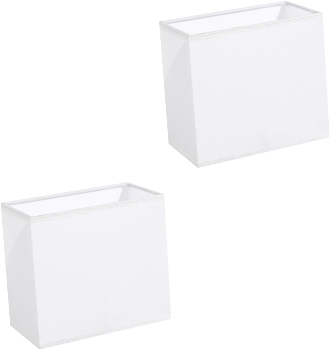 Shade Lamp Shades 2pcs for Floor Cover Square Lamps Replacement s Hanging Covers Fabric On Table Light Clip Wall Chandelier Accessory Decorative Pleated Chandelier