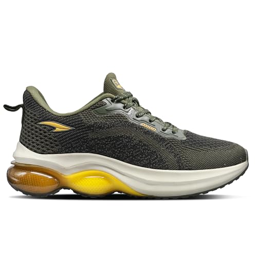 Image of ASIAN Men POWERPLAY-08 Running and Casual wear Running Shoes with Laces, Lightweight and Comfortable Shoes with Upper Fabric and Phylon Sole for Men & Boys