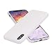 iPhone X Silicone Case,iPhone 10 Silicone Case,Full Body Drop Shockproof Protection Cover Matte Case Gel Rubber Silicone Phone Case with Soft Cushion for Apple iPhone X/iPhone 10(2017) 5.8 inch -White
