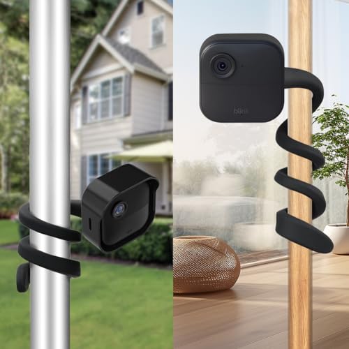 Gresur 2-Pack Flexible Twist Mount for Blink Outdoor 4 / 3rd Gen/Outdoor 2K+ Camera, with Weatherproof Protective Housing and Blink Sync Module Outlet Wall Mount (Black, 2Pack) by Gresur - Image 5