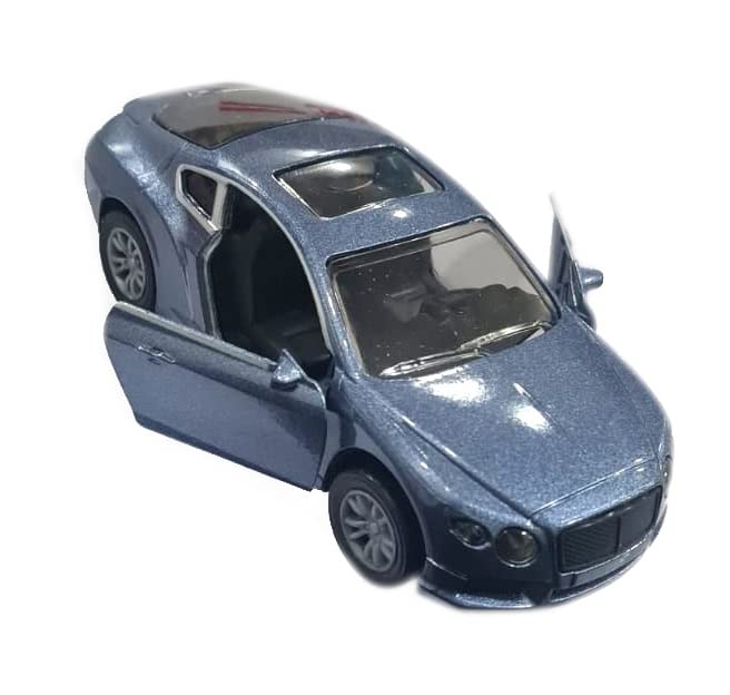 HALO NATION® 1:32 Scale Diecast Car Luxery Car Sports Car with Front Doors Openable Realistic Design Premium Interiors - Night Silver