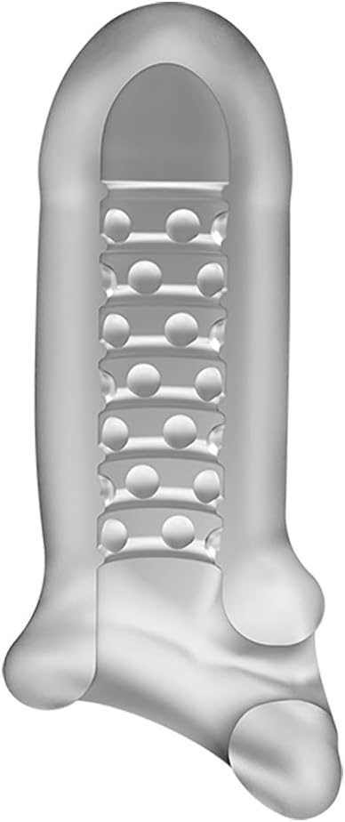 Doc Johnson OptiMALE - ULTRASKYN Extender with Ball Strap - Thick, Frost