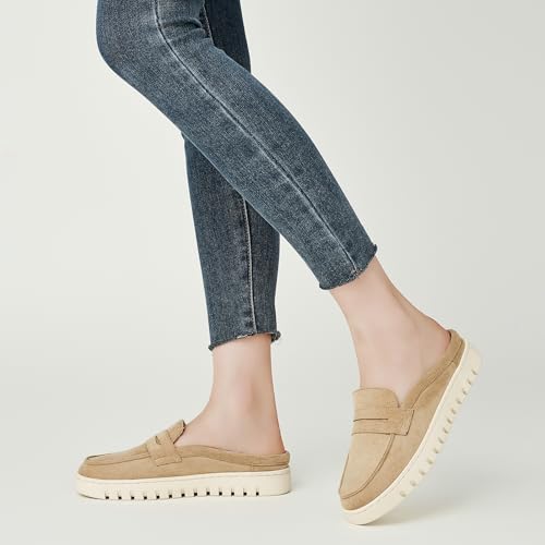 Image of Cvistpieo Womens Comfortable Slip On Loafers Indoor Outdoor Business Casual Mules Shoes for Women
