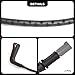 Bapmic Front 34356789501 and Rear 34356789505 Brake Pad Wear Sensor Kit for BMW E70 X5 2007 2008 2009 2010, X6 2008 2009 2010