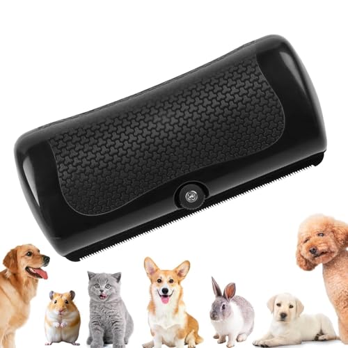 Pfotenmond Bürste,Fellwunder Bürste Hund Unterwolle Hundebürste Katze Für Unterwolle & Deshedding Tool | Pflegebürste zur Haarentfernung mit Massagefunktion für Tierfell