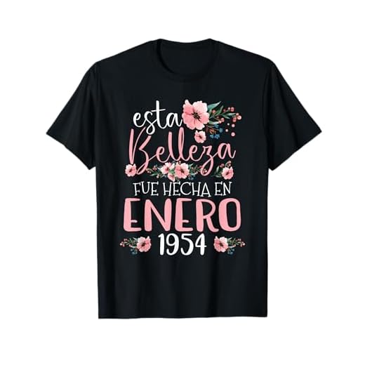Hecha En Enero 1954 Mujer Regalo 70 Años Cumpleaños Camiseta