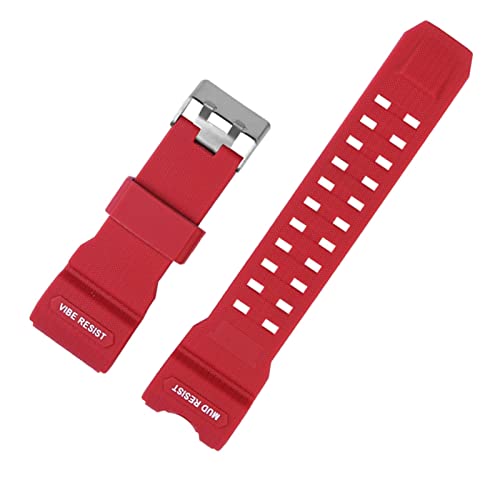 Bracelet résine 24 mm sport silicone souple pour GWG-1000