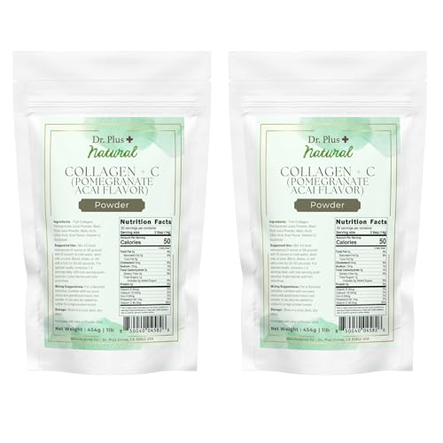 �R���[�Q�� + C�i�U�N�� & �A�T�C�[�����j Collagen + C (Pomegranate Acai Flavor) �u�X�[�p�[�t�[�h,���Y��,�O���e���t���[] 454g (2)