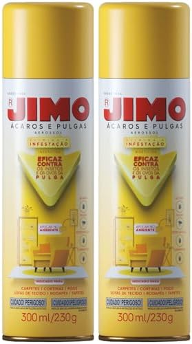 O Guia Moderno para Proteger Seu Pet de Pulgas e Carrapatos 8 KIT 2 Ácaros e Pulgas Aerossol 300ml/230g - JIMO