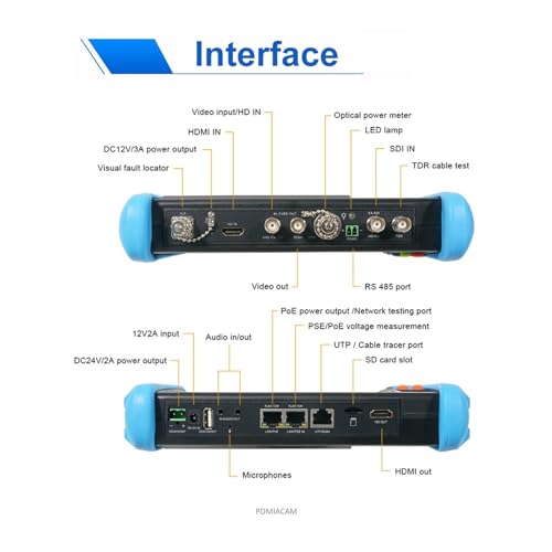 Probador Ipc Poe Ipc9800 Plus para resolver fallos de red en cámaras de seguridad 3