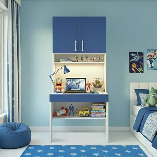 Alpine Willow Multipurpose Study Table with Book Shelf (DIY-Do-it...