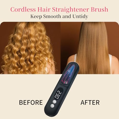 New go Brush pro 2026 - Cepillo alisador portátil inalámbrico miniatura 5