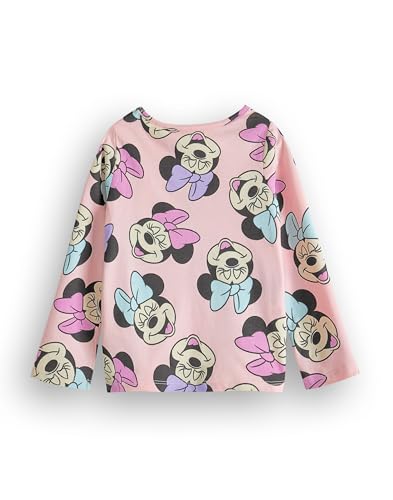 Disney Minnie Mouse Girls Pajama Set | Kids Long Sleeve Long Leg Graphic PJs in Pink | Childrens Sleepwear Merchandise Gift2
