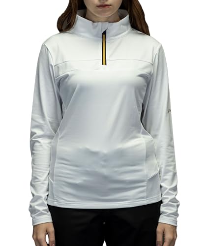 [tFjbNX] XL[EFA ~hC[ fB[X 2025ESW24LS50 / Gold Accent 1/2 Zip Tee PH9000/WHITE M