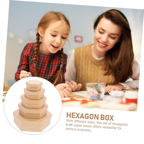 Cajas para envolver postres sin dañar el glaseado usando contenedores hexagonales estables 3