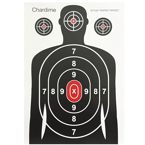 Chardime Targets for Shooting Range，Shooting targets16x24Inchs10 Pieces，Shooting Targets for The Range