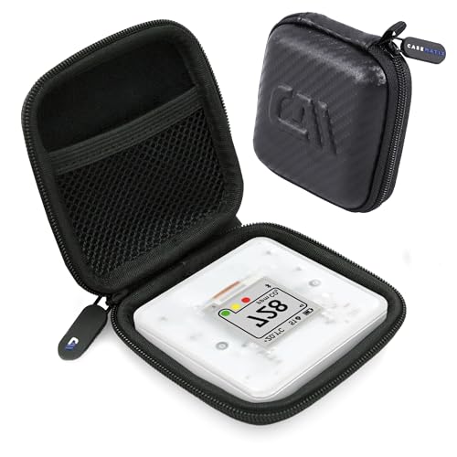 CASEMATIX Carry Case Compatible with SAF Aranet4 Home Air Quality Monitor Co2 Device in an EVA Hard Shell with Cable Pocket - Includes Travel Case Only