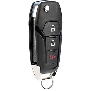 KeylessOption Keyless Entry Car Remote Uncut Ignition Flip Key Fob for Ford F150 F250 N5F-A08TAA