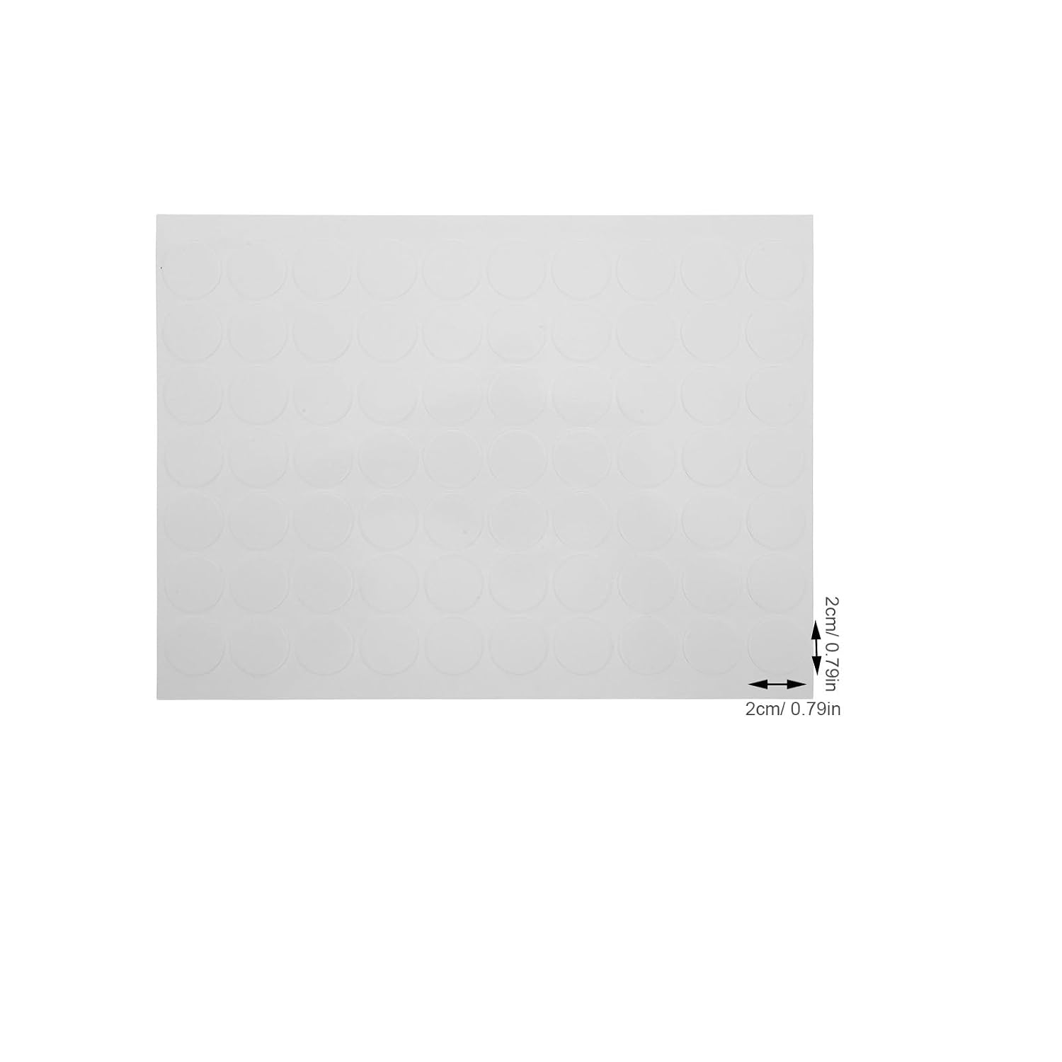 490pcs Round Acrylic Double Sided Adhesive Dots, Removable