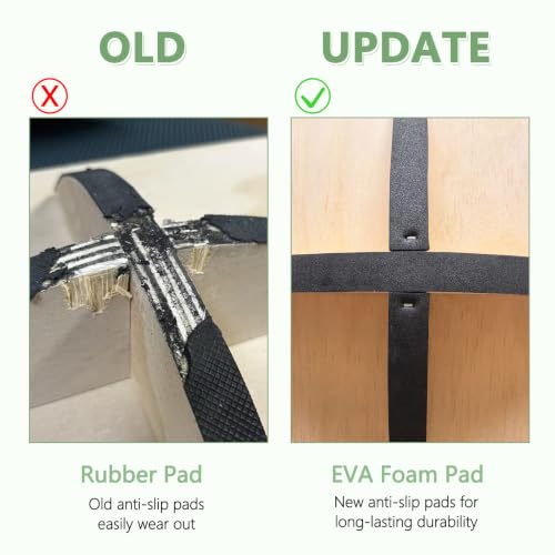 Image of Professional Wooden Balance Board for Adults-Anti-Slip 350LBS Wobble Board for Physical Therapy Standing Desk Core Strength-Rocker Board Balancing Board(360 Degree Rotation)