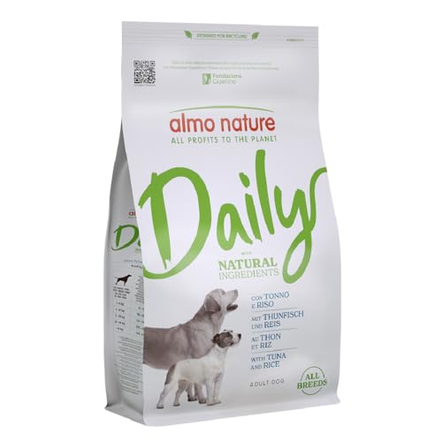 almo nature Daily - Pienso para Gatos Adultos de Todas Las Razas - Alimento Seco con Atún y Arroz - Saco 1,2 kg