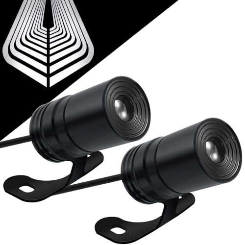 Angel Wings Projection Light Kit,LED Welcome Courtesy Carpet Light,Universal LED Underglow Ghost Shadow Light for Car Motorcycle etc. (White)