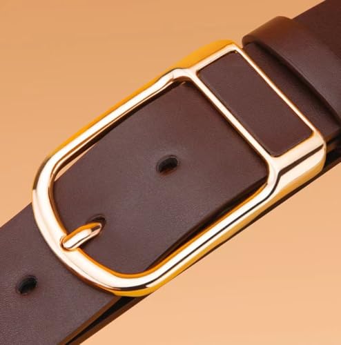Men's Genuine Leather Belt, 100% Handmade Leather, Classic Fashion Design, Suitable for Work, Business and Leisure4