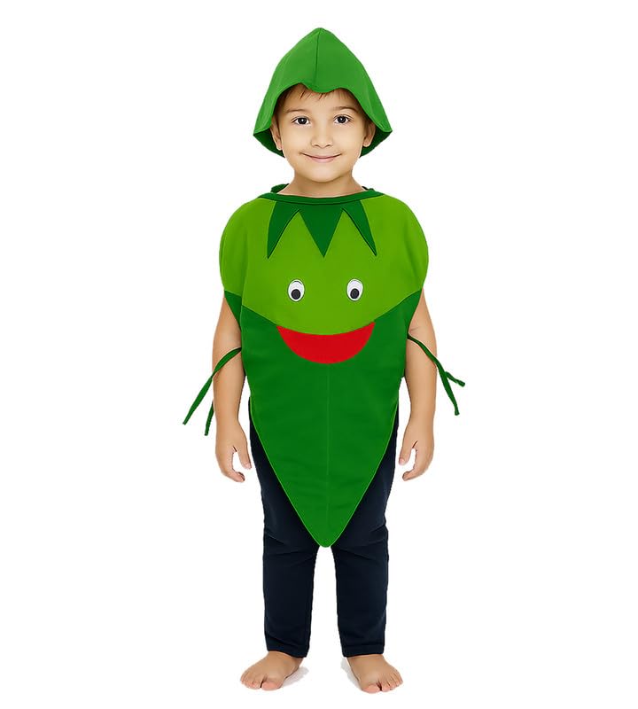 Image of FancyDressWale Fruit & Vegetable Fancy Dress Costume for Kids | Free Size 2-10 Years | School Fancy Dress, Stage Shows, Theme Parties