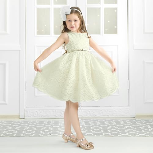 Image of PANDNAINJIA Girls Dress Shoes Toddler Heels Mary Jane Pumps