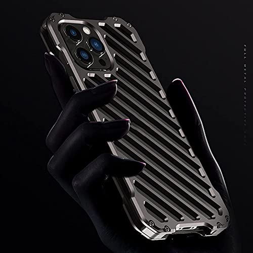 Funda metal iPhone 14 Pro Max 6.7 a prueba de golpes protector duro 3