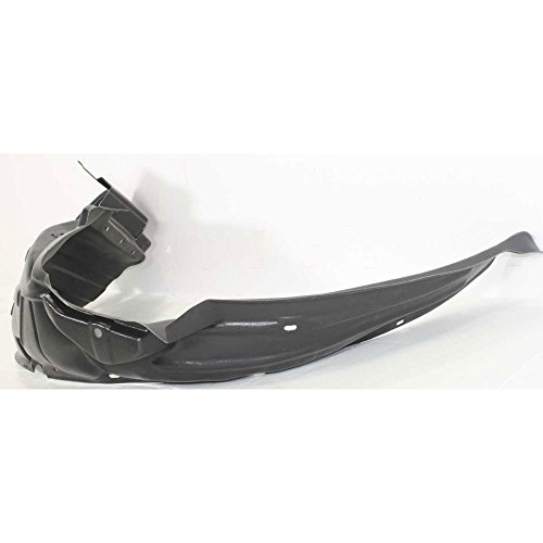 Evan Fischer Fender Liner Front, Driver Side Compatible With 2007-2008 Honda Fit Plastic Material - Ho1250112 #TOP1