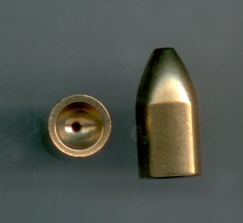 S & J's TACKLE BOX Brass Bullet Sinkers