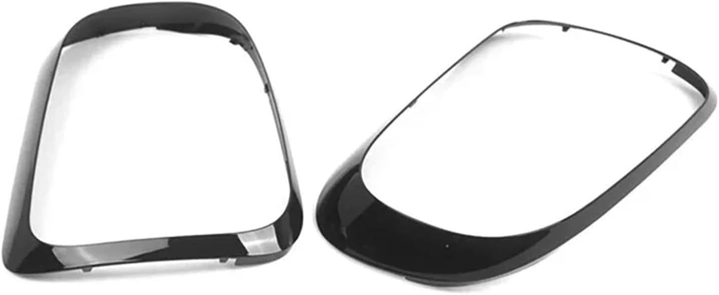 Gloss Black Rear Tail Light Lamp Ring Bezel Trim Surround Cover Compatible For BMW Mini Cooper Countryman F60 2015-2019 51712414989