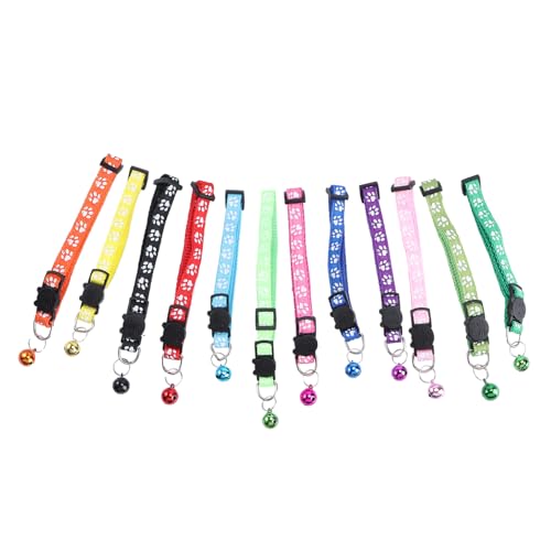 HEMOTON 12Piezas Collar Perros y Mascotas de Colores Surtidos Decoración