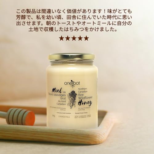 ONEROOT 北方樹林のワイルドフラワー生はちみつ の商品画像 5