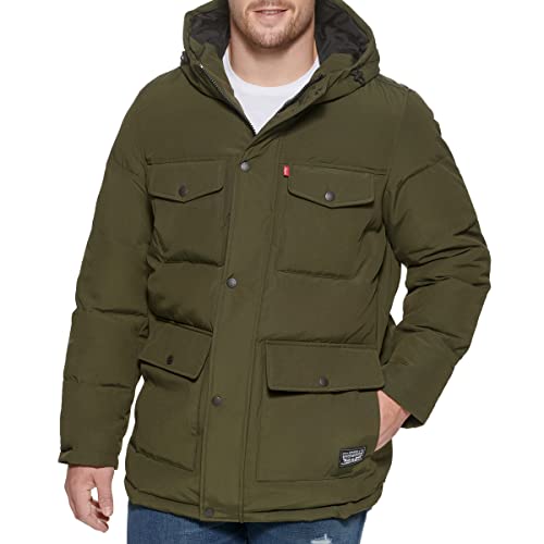 Image of Levi's Men's Arctic Cloth Quilted Performance Parka