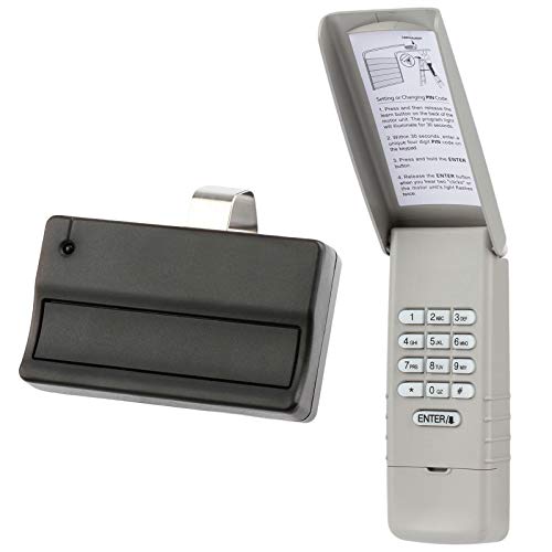 Keypad and Remote for Liftmaster Garage Door Opener (371LM + 377LM) 315mhz Purple