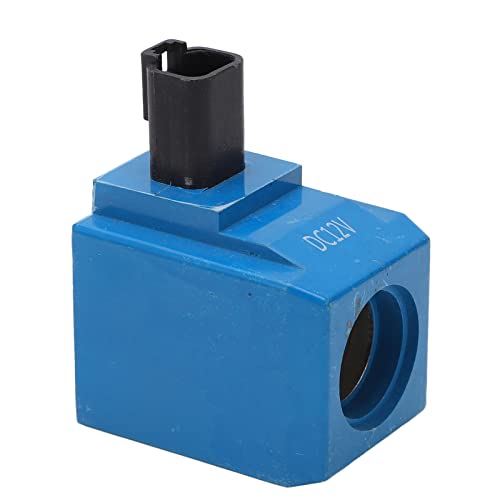 Bobina Solenoide 12V 30W Metal para Válvula - Repuesto OE 02 365539 para Retroexcavadora JCB 3CX 4CX, Fácil Instalación y Alto Rendimiento