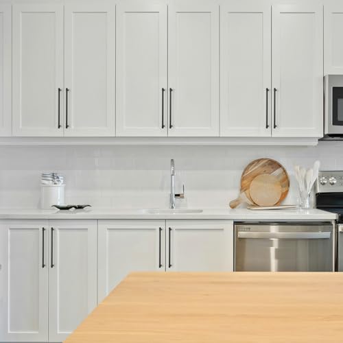 JOY DECOR Matte Black Cabinet Handles Modern Pulls,10 Inch,5 Pack by JOY DECOR - Used condition - Image 8