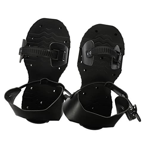 VICASKY Gardening Floor Aerator Shoes Lawn Aerator Shoes Adjustable Spikes for Mowing