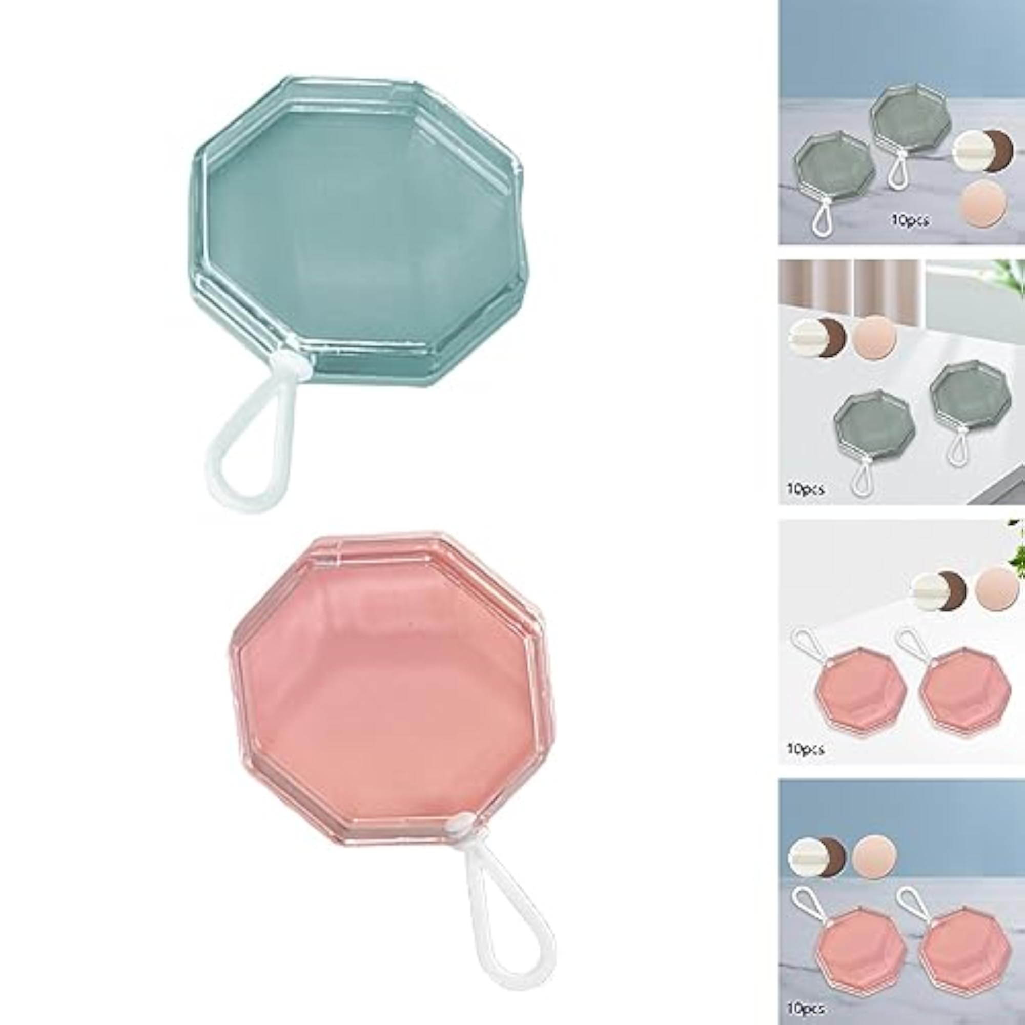 Powder Puff Storage Box for Reusable Powder Puff