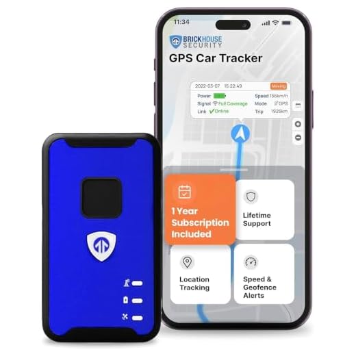 GPS Tracker for Vehicles No Monthly Fee - 1 Year Subscription Included - No Fee - Portable LTE Hidden GPS Tracking Device, Tiny GPS Tracker for Cars Equipment, Kids, Elderly, Teens