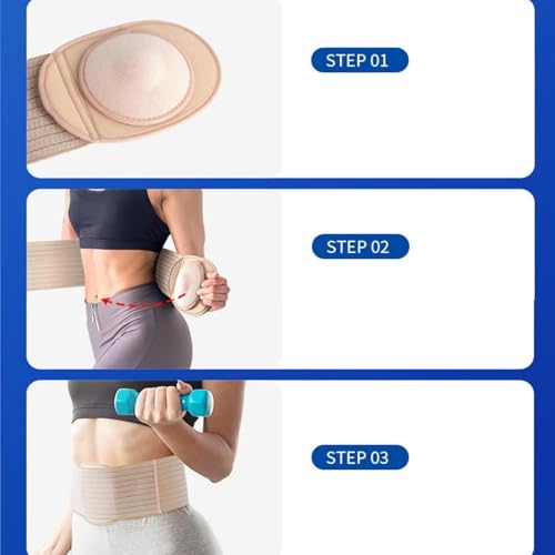 Faja abdominal soporte para hernia umbilical talla L miniatura 7
